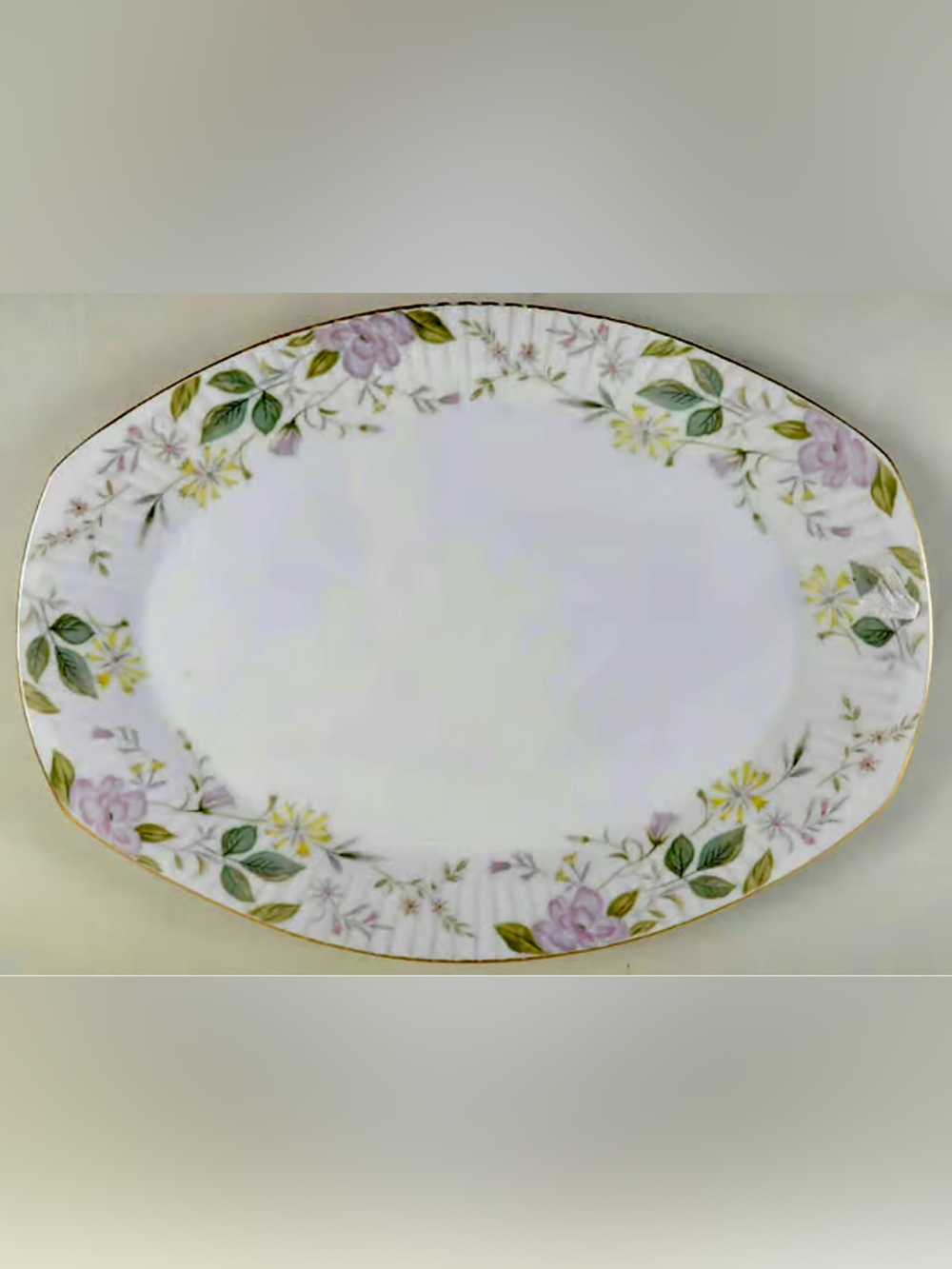 Grant Crest "Spring Serenade" 14" oval platter